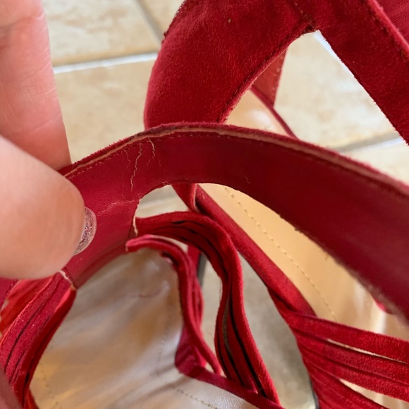 BCBG Red heels - Picture 6 of 6